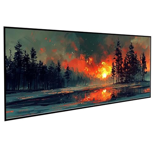 Landschaft Diamond Painting 70x140cm, Diamond Painting Erwachsene Wald DIY Runden Steine Kristall Kunst Bastelnset Erwachsene Anfänger Set, zur Entspannung und Zimmer Wanddeko, Geschenke PJY9 X-K Landschaft Diamond Painting 70x140cm, Diamond Painting Erwachsene Wald DIY Runden Steine Kristall Kunst Bastelnset Erwachsene Anfänger Set, zur Entspannung und Zimmer Wanddeko, Geschenke PJY9 X-K von JEPGFOU