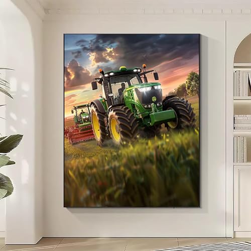 Mechanisch Diamond Painting XXL Traktor Diamond Art Bilder Erwachsene Dimond Painting Kinder Mosaikherstellung Stickerei Kreuzstich Malerei Kits Basteln für Erwachsene Wanddeko, Geschenke 60x80CM E-O Mechanisch Diamond Painting XXL Traktor Diamond Art Bilder Erwachsene Dimond Painting Kinder Mosaikherstellung Stickerei Kreuzstich Malerei Kits Basteln für Erwachsene Wanddeko, Geschenke 60x80CM E-O von JEPGFOU