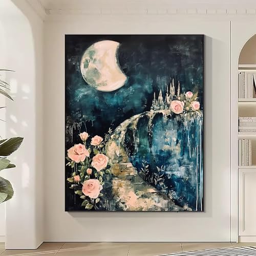 Nachtansicht Diamond Painting XXL Rose Diamond Art Bilder Erwachsene Dimond Painting Kinder Mosaikherstellung Stickerei Kreuzstich Malerei Kits Basteln für Erwachsene Wanddeko, Geschenke 90x120CM Y-E Nachtansicht Diamond Painting XXL Rose Diamond Art Bilder Erwachsene Dimond Painting Kinder Mosaikherstellung Stickerei Kreuzstich Malerei Kits Basteln für Erwachsene Wanddeko, Geschenke 90x120CM Y-E von JEPGFOU