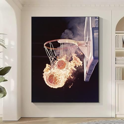Sport Diamond Painting XXL Basketball Diamond Art Bilder Erwachsene Dimond Painting Kinder Mosaikherstellung Stickerei Kreuzstich Malerei Kits Basteln für Erwachsene Wanddeko, Geschenke 40x50CM 8-8 Sport Diamond Painting XXL Basketball Diamond Art Bilder Erwachsene Dimond Painting Kinder Mosaikherstellung Stickerei Kreuzstich Malerei Kits Basteln für Erwachsene Wanddeko, Geschenke 40x50CM 8-8 von JEPGFOU
