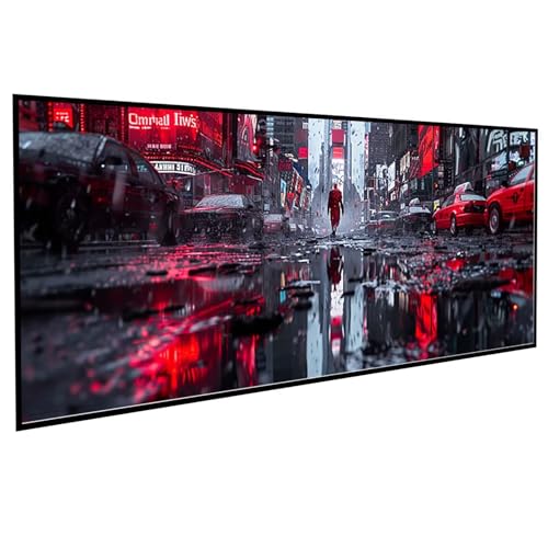 Stadt Diamond Painting (40x50cm), Diamond Painting Erwachsene Figurenkunst DIY Runden Steine Kristall Kunst Bastelnset Erwachsene Anfänger Set, zur Entspannung und Zimmer Wanddeko, Geschenke PJY9 V-W von JEPGFOU