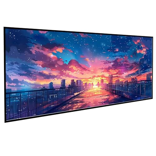 Stadt Diamond Painting 60 x 120 cm, Diamond Painting Erwachsene BrüCke DIY Runden Steine Kristall Kunst Bastelnset Erwachsene Anfänger Set, zur Entspannung und Zimmer Wanddeko, Geschenke PJY9 F-O Stadt Diamond Painting 60 x 120 cm, Diamond Painting Erwachsene BrüCke DIY Runden Steine Kristall Kunst Bastelnset Erwachsene Anfänger Set, zur Entspannung und Zimmer Wanddeko, Geschenke PJY9 F-O von JEPGFOU
