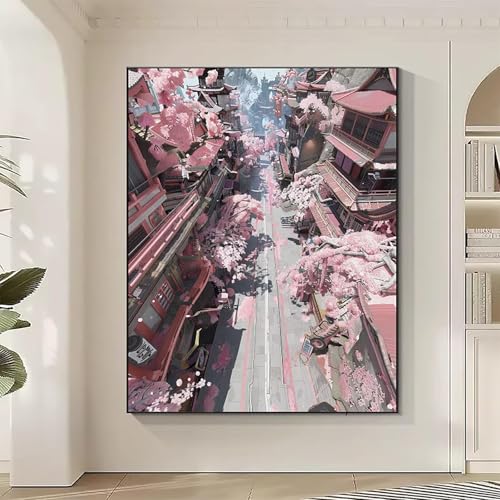 Stadt Diamond Painting XXL KirschblüTenbaum Diamond Art Bilder Erwachsene Dimond Painting Kinder Mosaikherstellung Stickerei Kreuzstich Malerei Kits Basteln für Erwachsene, Geschenke 70 x 95 cm L-G Stadt Diamond Painting XXL KirschblüTenbaum Diamond Art Bilder Erwachsene Dimond Painting Kinder Mosaikherstellung Stickerei Kreuzstich Malerei Kits Basteln für Erwachsene, Geschenke 70 x 95 cm L-G von JEPGFOU