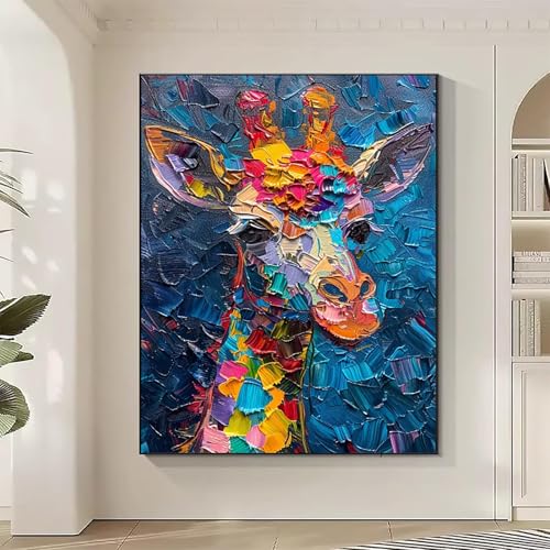Tier Diamond Painting XXL Giraffe Diamond Art Bilder Erwachsene Dimond Painting Kinder Mosaikherstellung Stickerei Kreuzstich Malerei Kits Basteln für Erwachsene Wanddeko, Geschenke 60x80cm D-I Tier Diamond Painting XXL Giraffe Diamond Art Bilder Erwachsene Dimond Painting Kinder Mosaikherstellung Stickerei Kreuzstich Malerei Kits Basteln für Erwachsene Wanddeko, Geschenke 60x80cm D-I von JEPGFOU