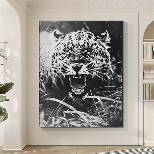 Tier Diamond Painting XXL Leopard Diamond Art Bilder Erwachsene Dimond Painting Kinder Mosaikherstellung Stickerei Kreuzstich Malerei Kits Basteln für Erwachsene Wanddeko, Geschenke 80 x 110 cm B-6 Tier Diamond Painting XXL Leopard Diamond Art Bilder Erwachsene Dimond Painting Kinder Mosaikherstellung Stickerei Kreuzstich Malerei Kits Basteln für Erwachsene Wanddeko, Geschenke 80 x 110 cm B-6 von JEPGFOU