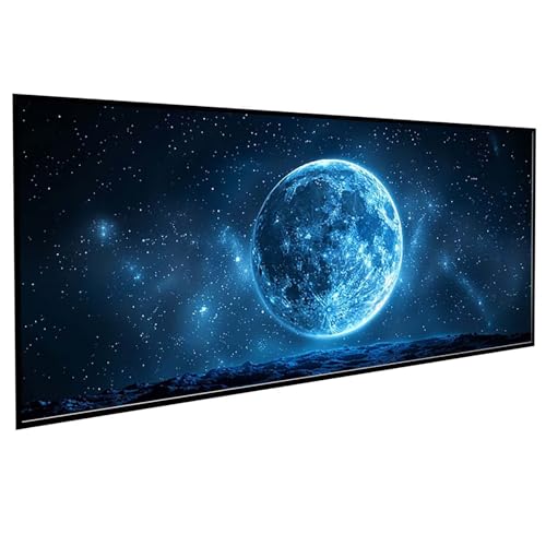 Universum Diamond Painting 40 x 80 cm, Diamond Painting Erwachsene Mond DIY Runden Steine Kristall Kunst Bastelnset Erwachsene Anfänger Set, zur Entspannung und Zimmer Wanddeko, Geschenke PJY9 J-5 von JEPGFOU