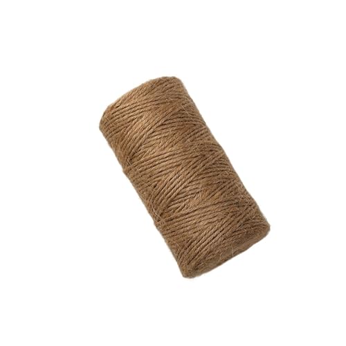 JEQGDLUI 100 m/Rolle 2 mm Juteseil Geschenkverpackungsband Retro DIY handgefertigtes gedrehtes Seil antikes Hochzeitsdekorationsseil JEQGDLUI 100 m/Rolle 2 mm Juteseil Geschenkverpackungsband Retro DIY handgefertigtes gedrehtes Seil antikes Hochzeitsdekorationsseil von JEQGDLUI
