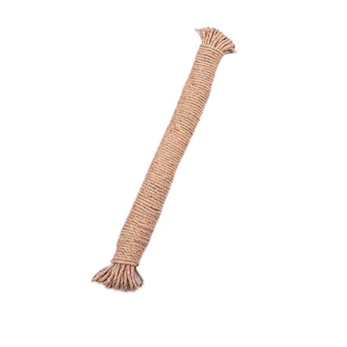 JEQGDLUI Handgefertigtes Juteseil, DIY-Materialseil, Kindergartenumgebungs-Dekorationsbündel, Leinenseil, Retro, dick, Hanf 1/2/3/4 mm(5mmx20m) von JEQGDLUI
