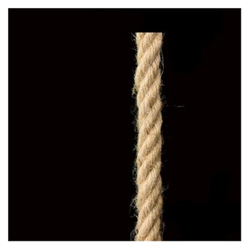 JEQGDLUI Handgewebtes Juteseil, dekoratives DIY-Material, Hängeseil, Katzenkratzbaum, Klettergerüst, Bindevasenschnur, 1–14 mm(12mmx10m) von JEQGDLUI
