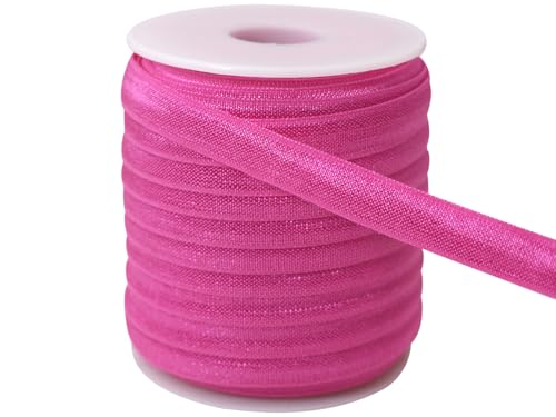 JESEP YONG Satin-Elastikband zum Nähen, 0,95 cm Rolle, glänzendes, dehnbares Band, flach, elastische Kordel für Haargummis, Stirnband, Kleid, BH-Träger, Dessous, DIY, Nähen, 36 Meter (JS246 Rose) JESEP YONG Satin-Elastikband zum Nähen, 0,95 cm Rolle, glänzendes, dehnbares Band, flach, elastische Kordel für Haargummis, Stirnband, Kleid, BH-Träger, Dessous, DIY, Nähen, 36 Meter (JS246 Rose) von JESEP YONG