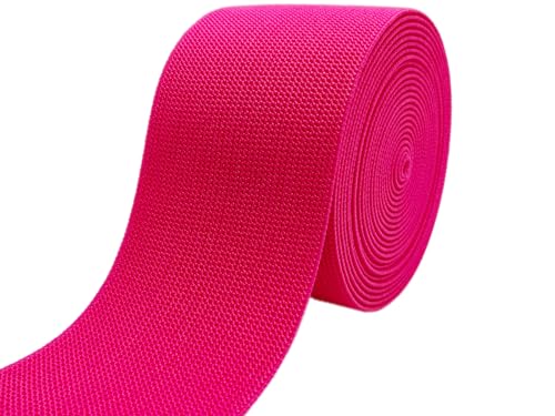 Rosen-Strick-Gummiband zum Nähen, 7,6 cm, 4,5 m, doppelseitig, gewebt, elastisch, schwere Stretch-Spule zum Nähen von Hosen, Bund, Perücken, Röcken, Bastelprojekten Rosen-Strick-Gummiband zum Nähen, 7,6 cm, 4,5 m, doppelseitig, gewebt, elastisch, schwere Stretch-Spule zum Nähen von Hosen, Bund, Perücken, Röcken, Bastelprojekten von JESEP YONG