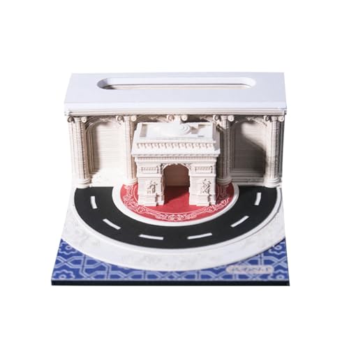 3D-Notizblock, 3D-Kalender-Notizblock 2025, 3D-Kunst-Notizblock mit Stifthalter, DIY-3D-Antihaft-Klebezettel, abreißbare Architekturmodelle, Kunstblöcke, 3D-Notizblock für Büro, Lesezimmer, Studio 3D-Notizblock, 3D-Kalender-Notizblock 2025, 3D-Kunst-Notizblock mit Stifthalter, DIY-3D-Antihaft-Klebezettel, abreißbare Architekturmodelle, Kunstblöcke, 3D-Notizblock für Büro, Lesezimmer, Studio von JEUDJJBW
