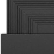 JEUIHAU 100 Blatt schwarzes Kartonpapier, 30,5 x 30,5 cm, 250 g/m² dickes Bastelpapier für Einladungen, Kartenherstellung, Scrapbook-Zubehör JEUIHAU 100 Blatt schwarzes Kartonpapier, 30,5 x 30,5 cm, 250 g/m² dickes Bastelpapier für Einladungen, Kartenherstellung, Scrapbook-Zubehör von JEUIHAU