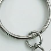 JEUIHAU 400 Stück geteilte Schlüsselanhänger mit Ketten, 25 mm, silberfarben, Schlüsselanhänger-Zubehör-Set, inklusive offenen Biegeringe JEUIHAU 400 Stück geteilte Schlüsselanhänger mit Ketten, 25 mm, silberfarben, Schlüsselanhänger-Zubehör-Set, inklusive offenen Biegeringe von JEUIHAU