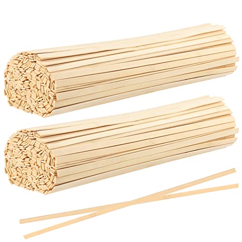 JEUIHAU 600 Stück Bambusstäbchen, 40 cm, Natürliche Bambusstäbchen, Flache Holzstreifen, Bastelholz, Holzstäbe zum Basteln 40 cm Lang, Rührstäbe für Handwerk, Kunst, Modelle, DIY-Projekte JEUIHAU 600 Stück Bambusstäbchen, 40 cm, Natürliche Bambusstäbchen, Flache Holzstreifen, Bastelholz, Holzstäbe zum Basteln 40 cm Lang, Rührstäbe für Handwerk, Kunst, Modelle, DIY-Projekte von JEUIHAU