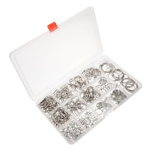 JEWEDECO 1 Box Mit Karabinerverschluss, Schlüsselanhänger, Schmuckherstellung, Verschlüsse, Armbandherstellung, Verschlüsse, Armband, Biegeringe, Verschlüsse Zur Armbandherstellung, JEWEDECO 1 Box Mit Karabinerverschluss, Schlüsselanhänger, Schmuckherstellung, Verschlüsse, Armbandherstellung, Verschlüsse, Armband, Biegeringe, Verschlüsse Zur Armbandherstellung, von JEWEDECO