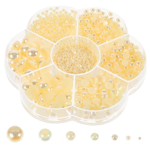 JEWEDECO 1 Box Perlen Haarschmuck, DIY Kleidungszubehör, Haarschmuck Für Frauen, Schmuckherstellungsset, Flache Rückseite, Kunstperlen, Glitzernder Haarschmuck, Flache Rückseite, JEWEDECO 1 Box Perlen Haarschmuck, DIY Kleidungszubehör, Haarschmuck Für Frauen, Schmuckherstellungsset, Flache Rückseite, Kunstperlen, Glitzernder Haarschmuck, Flache Rückseite, von JEWEDECO