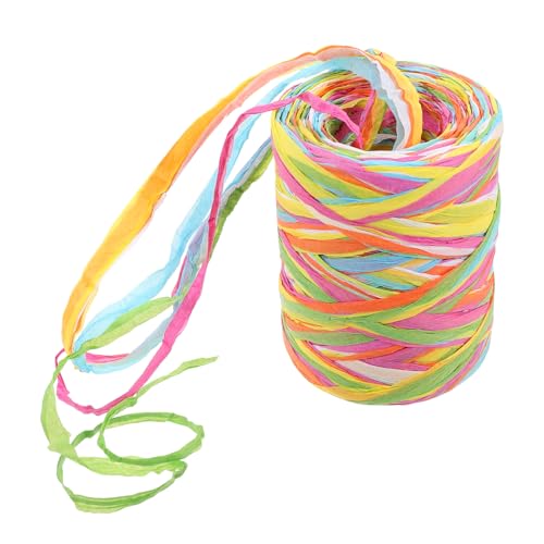 JEWEDECO 1 Rolle Papierseil Bastband DIY Verpackungsseil Papierkordel Papierverpackungsseil Papierband Dekoratives Band Bastelschnur Seil DIY Seil Bastelverpackungsschnur Bastseil JEWEDECO 1 Rolle Papierseil Bastband DIY Verpackungsseil Papierkordel Papierverpackungsseil Papierband Dekoratives Band Bastelschnur Seil DIY Seil Bastelverpackungsschnur Bastseil von JEWEDECO
