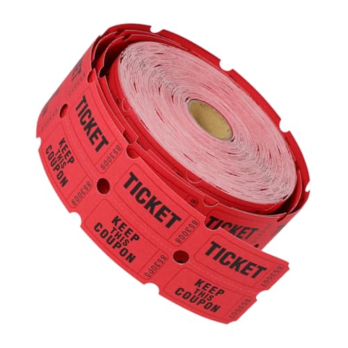 JEWEDECO 1 Rolle Tombola-lose Vergnügungspark-los-etiketten Perforierte Lose Dickes Papier Einfach Zu Nutzen Für Events Und Verlosungen JEWEDECO 1 Rolle Tombola-lose Vergnügungspark-los-etiketten Perforierte Lose Dickes Papier Einfach Zu Nutzen Für Events Und Verlosungen von JEWEDECO