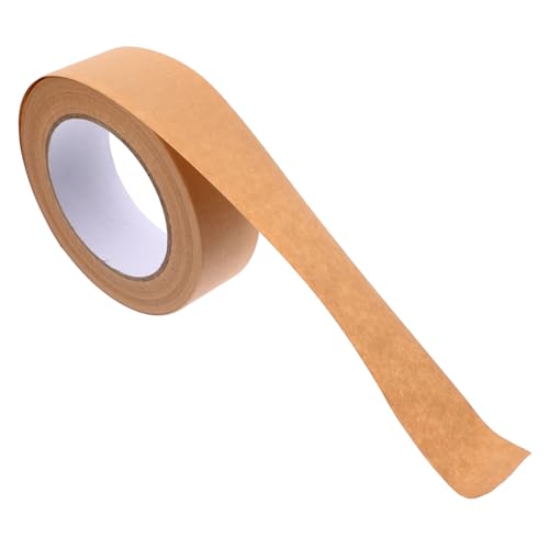 JEWEDECO 1 Rolle Verpackungsklebeband, Packband Für Umzugskartons, Versandband Für Pakete, Abdeckband, Verpackungsband, Kartonverschlussband, Kraftpapier Packband JEWEDECO 1 Rolle Verpackungsklebeband, Packband Für Umzugskartons, Versandband Für Pakete, Abdeckband, Verpackungsband, Kartonverschlussband, Kraftpapier Packband von JEWEDECO