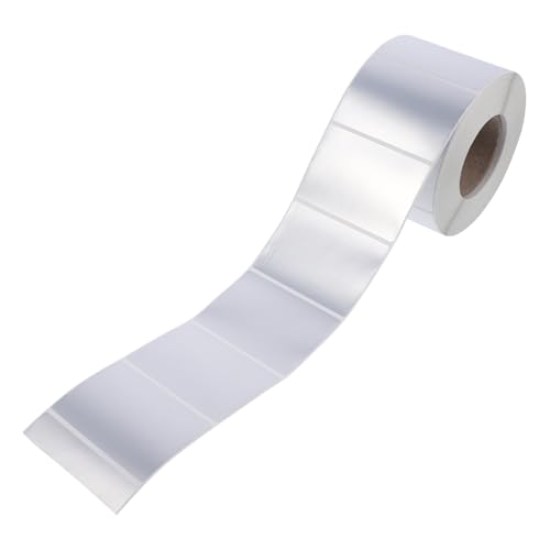JEWEDECO Wasserfestes Etikettenpapier Bedruckbar Aufkleber Leere Etikettenrolle Selbstklebendes Adressetikett Für Versandetiketten Große Etikettenaufkleber von JEWEDECO