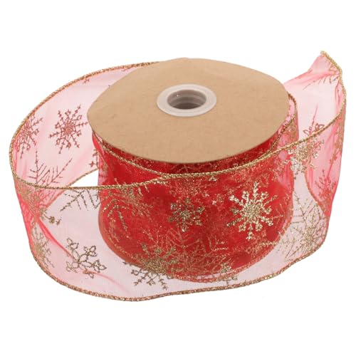 JEWEDECO 1 Rolle Weihnachtsband Geschenkband Geschenkverpackungsband Dekoratives Geschenkband DIY Band Bastelband DIY Bastelband DIY Bänder Band Dekorationsband Für JEWEDECO 1 Rolle Weihnachtsband Geschenkband Geschenkverpackungsband Dekoratives Geschenkband DIY Band Bastelband DIY Bastelband DIY Bänder Band Dekorationsband Für von JEWEDECO