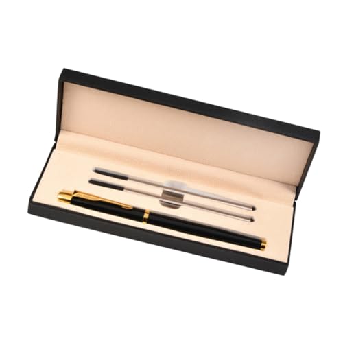 JEWEDECO 1 Satz Eleganten Metall Kugelschreibern für Büro und Meetings Schwarz Ergonomisches Design für Geschäftliche Veranstaltungen und Journaling JEWEDECO 1 Satz Eleganten Metall Kugelschreibern für Büro und Meetings Schwarz Ergonomisches Design für Geschäftliche Veranstaltungen und Journaling von JEWEDECO