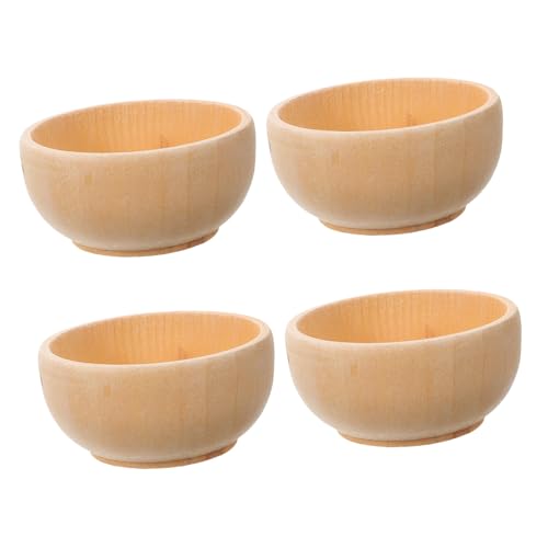 JEWEDECO 1 Satz Teiliges Set Holzschalen Unvollendete Diy Holzschalen Für Kreative Bastelprojekte Für Kreativität Und Fantasie 4 Stück JEWEDECO 1 Satz Teiliges Set Holzschalen Unvollendete Diy Holzschalen Für Kreative Bastelprojekte Für Kreativität Und Fantasie 4 Stück von JEWEDECO