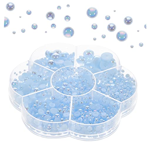 JEWEDECO 1 Schachtel Perlen Haarschmuck, Bastelperlen, Halbperlen Zum Basteln, Perlen Zur Schmuckherstellung, Perlen, Maniküre Zubehör, DIY Kopfschmuck Dekoration, Perlen Nagel Aufkleber, JEWEDECO 1 Schachtel Perlen Haarschmuck, Bastelperlen, Halbperlen Zum Basteln, Perlen Zur Schmuckherstellung, Perlen, Maniküre Zubehör, DIY Kopfschmuck Dekoration, Perlen Nagel Aufkleber, von JEWEDECO