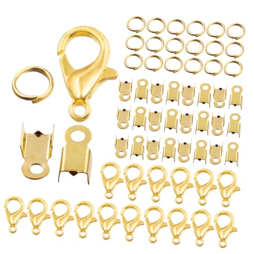 JEWEDECO Schmuckzubehör-set Mit Verbindungsschnallen Für Diy-armbänder Und Halsketten Karabinerverschlüsse Und Biegeringe von JEWEDECO