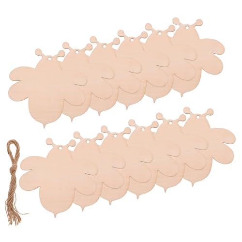 JEWEDECO 1 Set Stück Bienendekoration Kreative Holzplatte Unbehandelte Naturholzscheiben Holzbastelscheiben Holzplatte Holzplatte Zum Basteln Holzscheiben Zum Basteln Holzbastelplatte JEWEDECO 1 Set Stück Bienendekoration Kreative Holzplatte Unbehandelte Naturholzscheiben Holzbastelscheiben Holzplatte Holzplatte Zum Basteln Holzscheiben Zum Basteln Holzbastelplatte von JEWEDECO