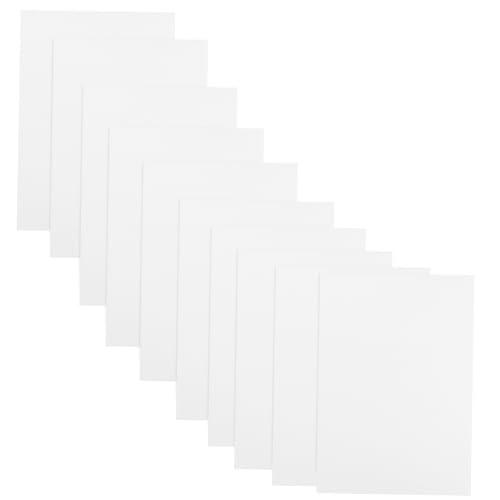 JEWEDECO 10 Blatt Schaumstoffplatten Weiße Bastelplatten DIY Modellbau Handgefertigt Für Malen Basteln Foam Sheets Ohne Kleber Sicher Und Langlebig von JEWEDECO