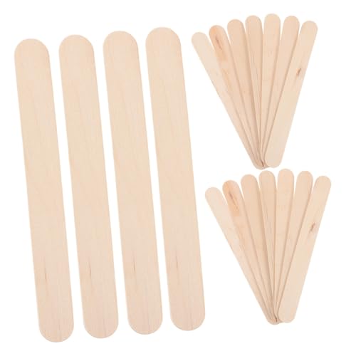 JEWEDECO 10 Packungen Farbige Eisstäbchen, Mini Eisstäbchen, Wachsstäbchen, Große Bastelstäbchen, Blanke Eisstäbchen, Holzstäbchen, Holzstäbchen Zum Basteln, Zungenspatel, von JEWEDECO