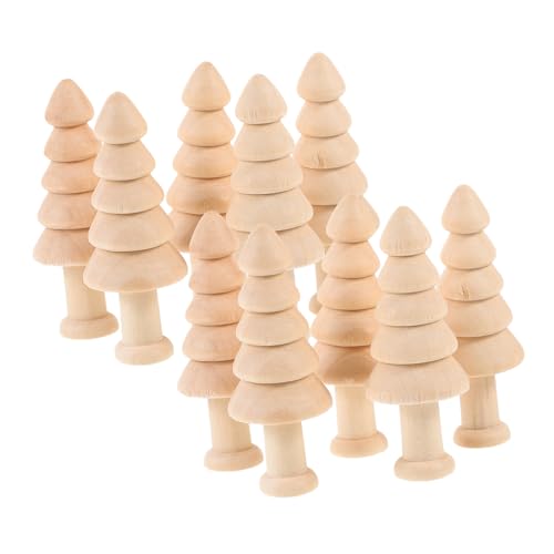 JEWEDECO 10 Stück Bemalter Doodle Weihnachtsbaum Embryo Für Kinder, DIY Weihnachtsbaum, Unvollendete Holzbäume, DIY Bäume, Holzbaum Zum Bemalen, Basteln, Mini Holzbaum, Basteln, DIY JEWEDECO 10 Stück Bemalter Doodle Weihnachtsbaum Embryo Für Kinder, DIY Weihnachtsbaum, Unvollendete Holzbäume, DIY Bäume, Holzbaum Zum Bemalen, Basteln, Mini Holzbaum, Basteln, DIY von JEWEDECO