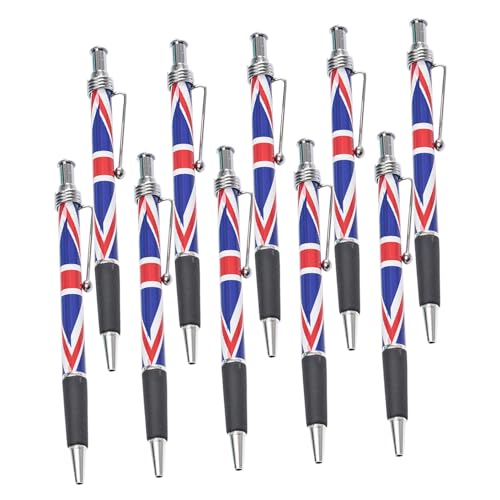 JEWEDECO 10 Stück Stifte Mit Britischem Thema Flagge Multipack Stifte Zum Unterschreiben Von Sprüchen Kugelschreiber Mit Nationalem Muster Schreibtisch Bequem Bürobedarf Für JEWEDECO 10 Stück Stifte Mit Britischem Thema Flagge Multipack Stifte Zum Unterschreiben Von Sprüchen Kugelschreiber Mit Nationalem Muster Schreibtisch Bequem Bürobedarf Für von JEWEDECO