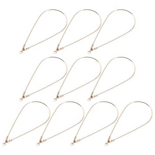 JEWEDECO 10 Stück Teiliges Goldene Ohrringringe aus Kupfer Leichte Schmuckherstellung Zubehör Glatte Oberfläche für DIY Ohrringe Langlebig und Sicher für Individuelle Ohrringkreationen JEWEDECO 10 Stück Teiliges Goldene Ohrringringe aus Kupfer Leichte Schmuckherstellung Zubehör Glatte Oberfläche für DIY Ohrringe Langlebig und Sicher für Individuelle Ohrringkreationen von JEWEDECO