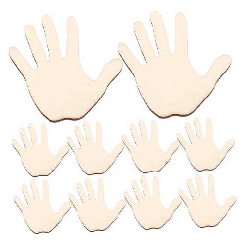 JEWEDECO 10 Stück Teiliges Handförmiger Unbehandelter Holz Deko Ausschnitte Glatt Geschliffen Langlebig Vielseitig für DIY Bastelprojekte Wohnkultur Party und Hochzeitsdekorationen JEWEDECO 10 Stück Teiliges Handförmiger Unbehandelter Holz Deko Ausschnitte Glatt Geschliffen Langlebig Vielseitig für DIY Bastelprojekte Wohnkultur Party und Hochzeitsdekorationen von JEWEDECO