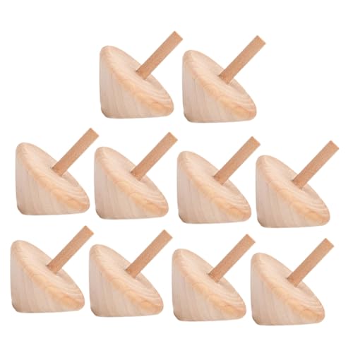 JEWEDECO 10 Stück Teiliges Holzkreisel für Unbemalte DIY Gyroskope Stabilem Holz Fördert Kreativität und Geschicklichkeit Lernspielzeug für Drinnen und Draußen JEWEDECO 10 Stück Teiliges Holzkreisel für Unbemalte DIY Gyroskope Stabilem Holz Fördert Kreativität und Geschicklichkeit Lernspielzeug für Drinnen und Draußen von JEWEDECO
