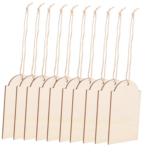 JEWEDECO 10 Stück Weihnachtsbaumanhänger Aus Holz, Weißer Embryo, Bemalt Mit Graffiti Holzsplittern, Kleines Hängeschild, Blanke, Unbemalte Holzschilder, Holzschilder Für JEWEDECO 10 Stück Weihnachtsbaumanhänger Aus Holz, Weißer Embryo, Bemalt Mit Graffiti Holzsplittern, Kleines Hängeschild, Blanke, Unbemalte Holzschilder, Holzschilder Für von JEWEDECO