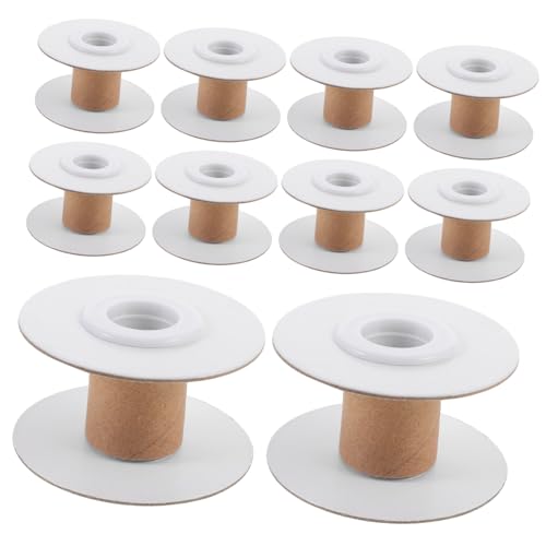 JEWEDECO 10 Stück Wickelspulen Papier Abnehmbare Faden und Garnspulen für Handwerk Nähen und Stickerei zum Sichern von Draht Schnur und Weiteren Materialien JEWEDECO 10 Stück Wickelspulen Papier Abnehmbare Faden und Garnspulen für Handwerk Nähen und Stickerei zum Sichern von Draht Schnur und Weiteren Materialien von JEWEDECO