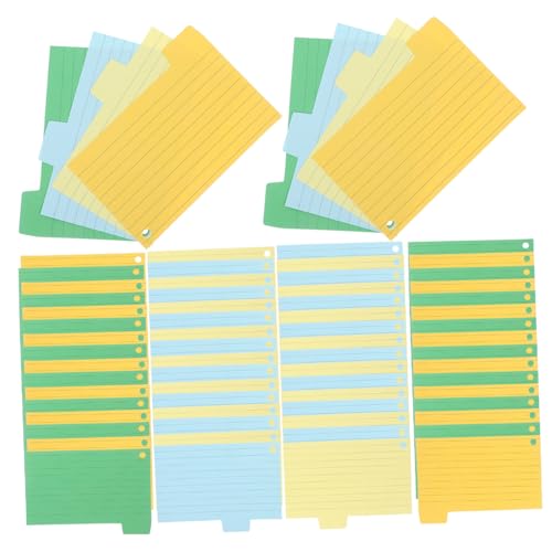 JEWEDECO 100 Blatt Tragbare Notizblöcke Kleine Papier-lernkarten Selbstklebender Memo Für Studenten von JEWEDECO