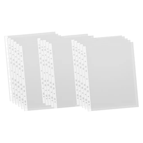 JEWEDECO 100 Stück Aktenhalter Aktentaschen, Wasserdichte Aktentaschen, Aktenaufbewahrungstaschen, Dokumententaschen Für Lose Blätter, Transparente Aktentaschen, Taschen Zur JEWEDECO 100 Stück Aktenhalter Aktentaschen, Wasserdichte Aktentaschen, Aktenaufbewahrungstaschen, Dokumententaschen Für Lose Blätter, Transparente Aktentaschen, Taschen Zur von JEWEDECO