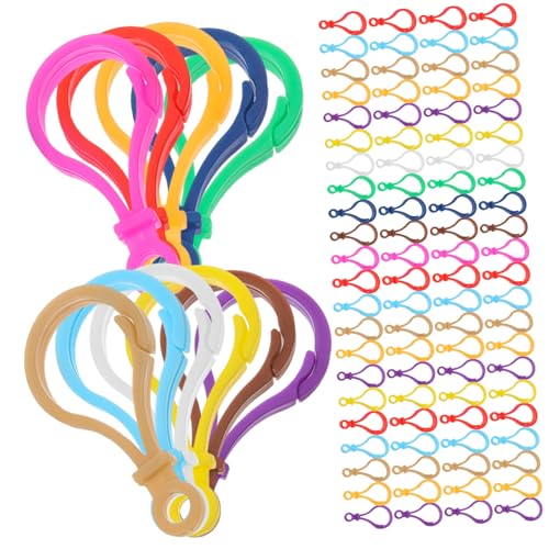 JEWEDECO Schlüsselanhänger Mit Farbiger Glühbirne Karabinerverschluss Schmuckverschlüsse Für Scrapbooking-projekte Halsketten Anhänger Und Armbänder von JEWEDECO