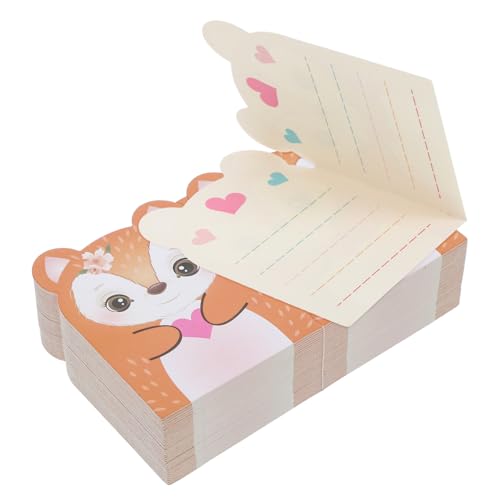 JEWEDECO 100 Stück Grußkarten Mit Sikahirschmotiv, Katzenparty Leckerli Boxen, Baby Mädchen Karten, Mini Notizblöcke Für Kinder, Ausgewählte Kleine Boxen Für Snacks, Lustiges Briefpapier, JEWEDECO 100 Stück Grußkarten Mit Sikahirschmotiv, Katzenparty Leckerli Boxen, Baby Mädchen Karten, Mini Notizblöcke Für Kinder, Ausgewählte Kleine Boxen Für Snacks, Lustiges Briefpapier, von JEWEDECO