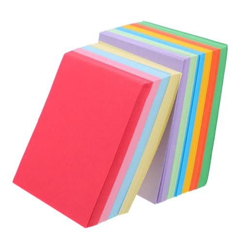 JEWEDECO 1000 Stück Quadratisches Origami-papier, Bunt, Doppelseitig, Quadratisch, Faltpapierbögen Für Scrapbooking, Kunsthandwerk, Projekte, Zubehör JEWEDECO 1000 Stück Quadratisches Origami-papier, Bunt, Doppelseitig, Quadratisch, Faltpapierbögen Für Scrapbooking, Kunsthandwerk, Projekte, Zubehör von JEWEDECO