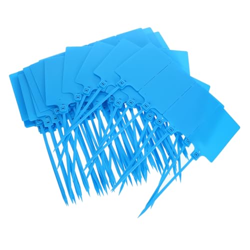 JEWEDECO Kabelanhänger Draht 100 Stück Kunststoff Versandanhänger Gepäcketiketten 5 8 * 100mm Vielseitig Einsetzbar JEWEDECO Kabelanhänger Draht 100 Stück Kunststoff Versandanhänger Gepäcketiketten 5 8 * 100mm Vielseitig Einsetzbar von JEWEDECO