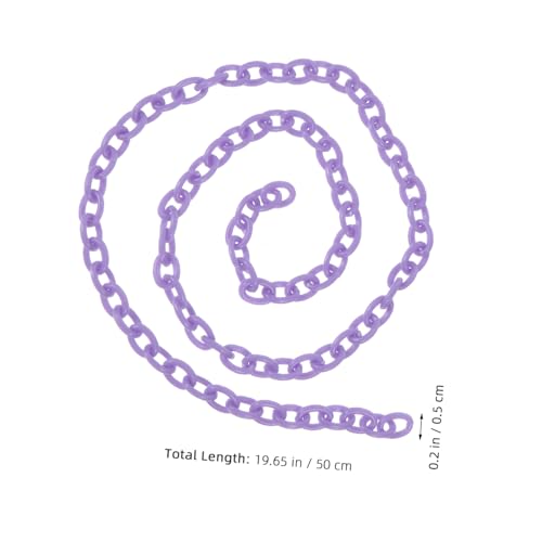 JEWEDECO 10Stücke Bunte Kunststoffkette zum Selbermachen Umweltfreundliches Zubehör für DIY Schmuckherstellung für Armbänder Lanyards und Brillenketten JEWEDECO 10Stücke Bunte Kunststoffkette zum Selbermachen Umweltfreundliches Zubehör für DIY Schmuckherstellung für Armbänder Lanyards und Brillenketten von JEWEDECO