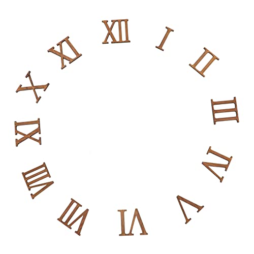 JEWEDECO 12 Stück Ersatzzahlen Für Uhren, DIY Uhr, Römische Zahlen, Hängende Uhrenziffern, Ersatzuhrzahlen, DIY Ziffern, Römische Uhrenziffern, Uhrenherstellungsteile JEWEDECO 12 Stück Ersatzzahlen Für Uhren, DIY Uhr, Römische Zahlen, Hängende Uhrenziffern, Ersatzuhrzahlen, DIY Ziffern, Römische Uhrenziffern, Uhrenherstellungsteile von JEWEDECO