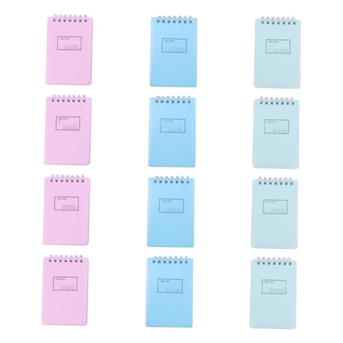 JEWEDECO 12 Stück Teiliges Spiralnotizbuch Kreatives Liniertes und Kariertes Memo Pad Tragbarer Wiederbefüllbarer Notizblock für Schule Büro und Reisen Farblich Sortiert Zufällige Farbe JEWEDECO 12 Stück Teiliges Spiralnotizbuch Kreatives Liniertes und Kariertes Memo Pad Tragbarer Wiederbefüllbarer Notizblock für Schule Büro und Reisen Farblich Sortiert Zufällige Farbe von JEWEDECO