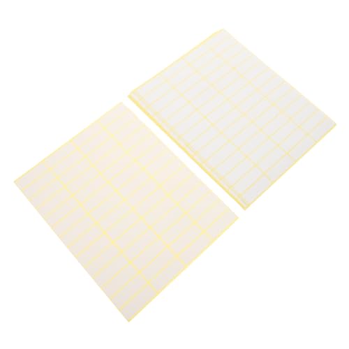 JEWEDECO 15 Bögen Etikettenaufkleber Preisetiketten Blankoaufkleber Zum Beschriften Etikettenaufkleber Kleine Etikettenaufkleber Kleine Aufkleberetiketten von JEWEDECO